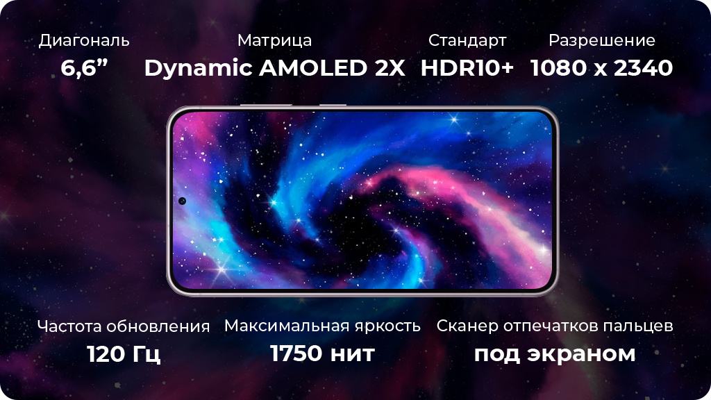 Samsung Galaxy S23+ 8/512GB Черный фантом