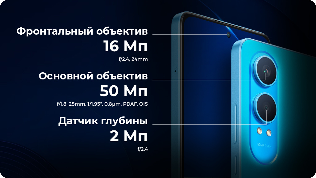 OnePlus Nord CE 4 Lite 5G 8/256Gb голубой