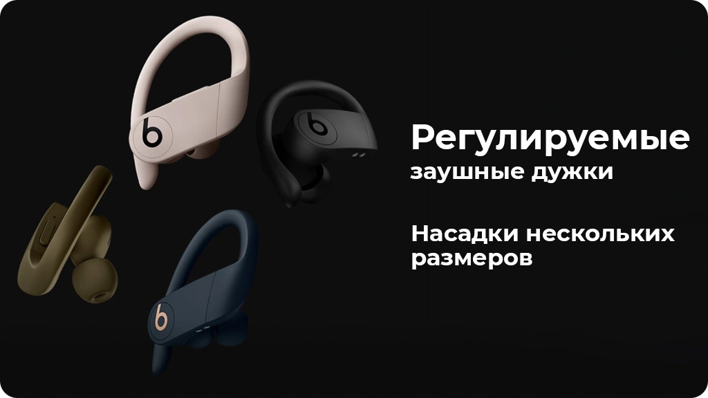 Беспроводные наушники Beats Powerbeats Pro Бежевые