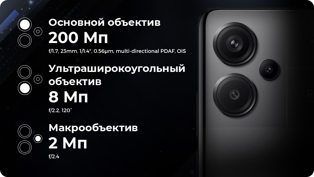 Xiaomi Redmi Note 13 Pro+ 8/256Gb (NFC) РСТ Черный