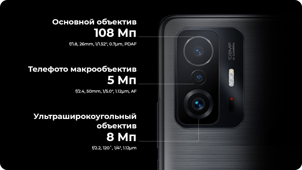 Xiaomi 11T 8/128Gb Синий Global Version