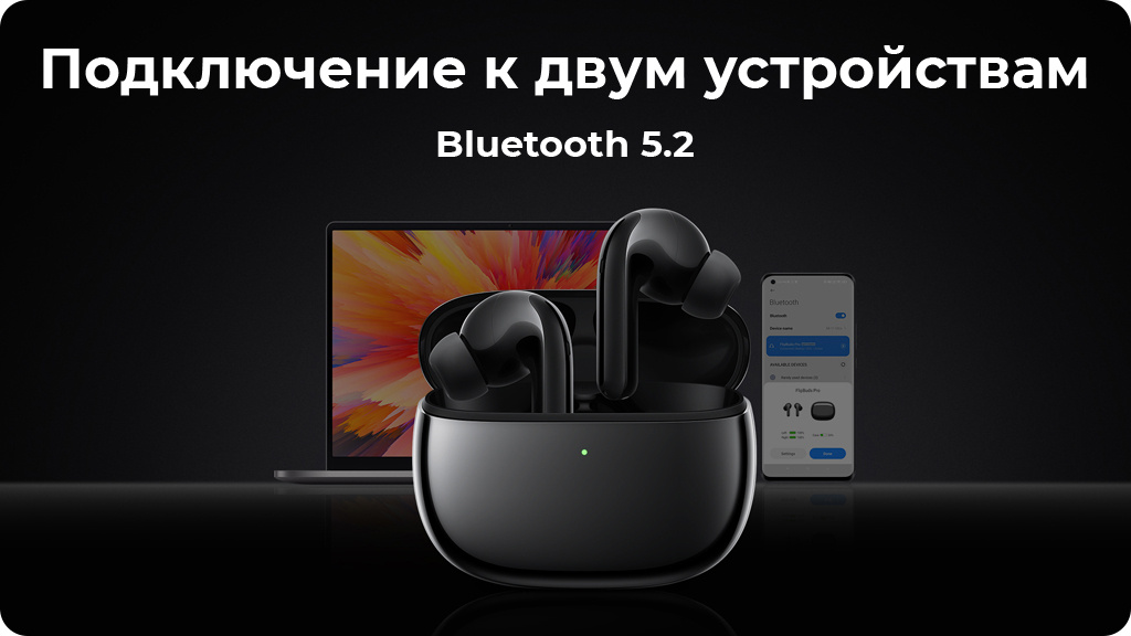 Беспроводные наушники Xiaomi FlipBuds Pro, черный