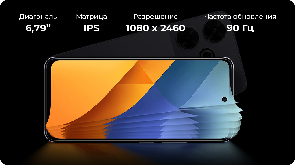 Xiaomi Poco M6 6/128Gb (NFC) РСТ Серебристый