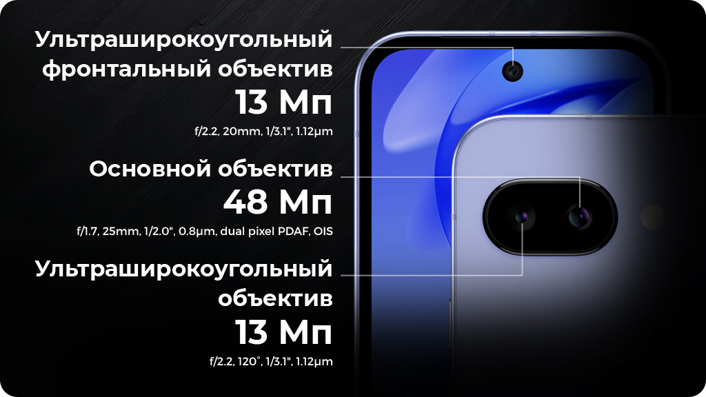 Google Pixel 9A 8/128Gb Фиолетовый (JP)