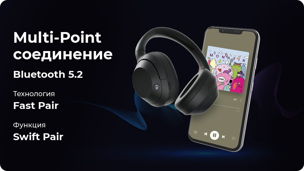 Беспроводные наушники Sony ULT Wear WH-ULT900N Белые