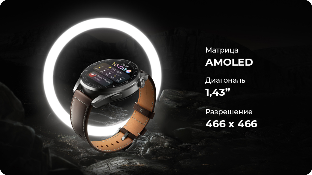 Умные часы Huawei Watch 3 Pro титановый серый