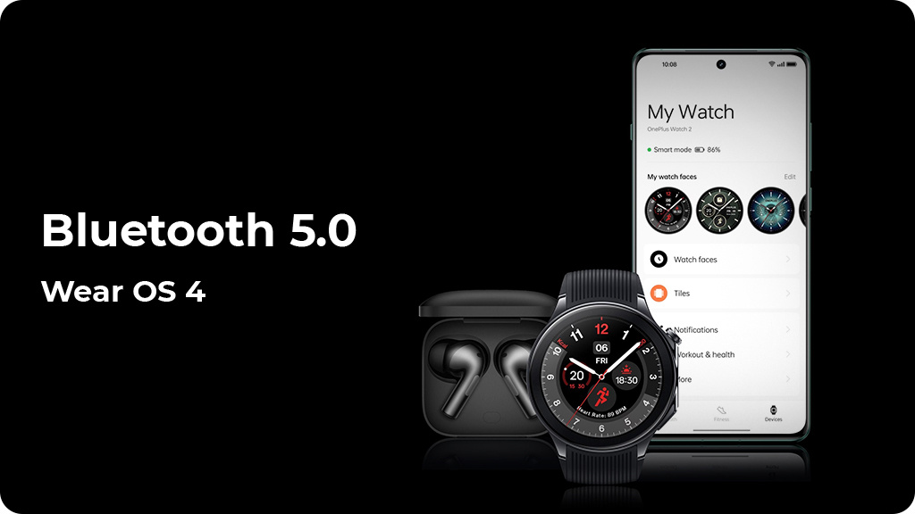 Умные часы OnePlus Watch 2 Global Серебристый